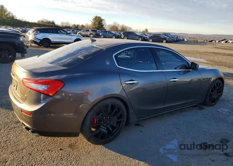 2015 Maserati Ghibli S из США, поврежденный, VIN ZAM57RTA2F1136722